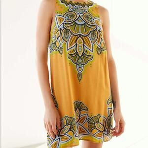 Ecote Guinevere Open Back Frock Dress Size Medium